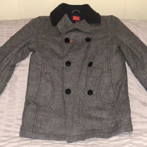 Hugo Boss boys Dressy Fall/Winter wool coat size 6